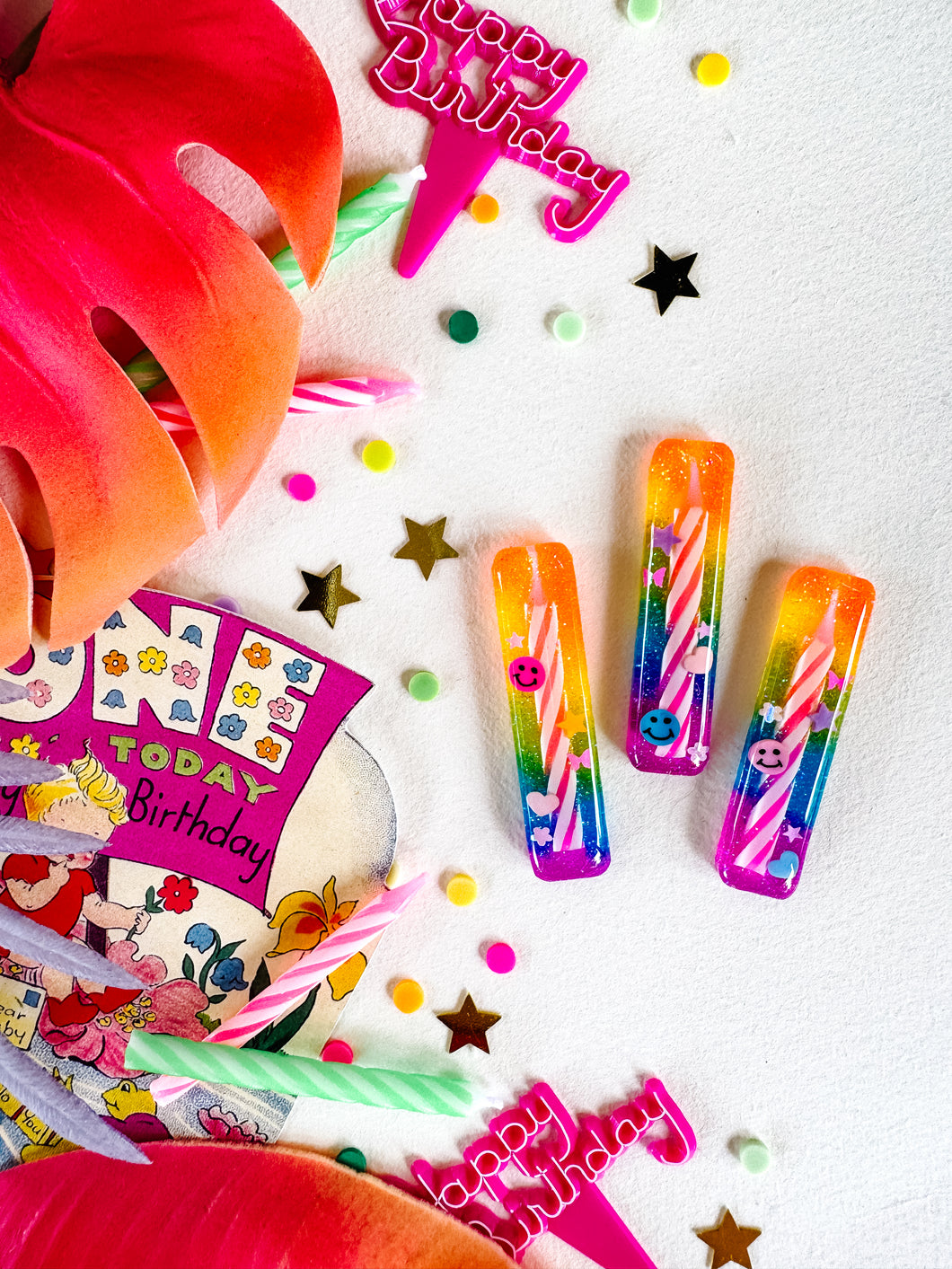 Neon 90s Candle